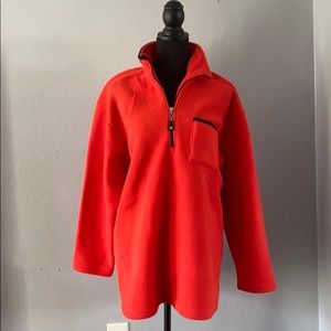 Women’s Large Orange Fleece